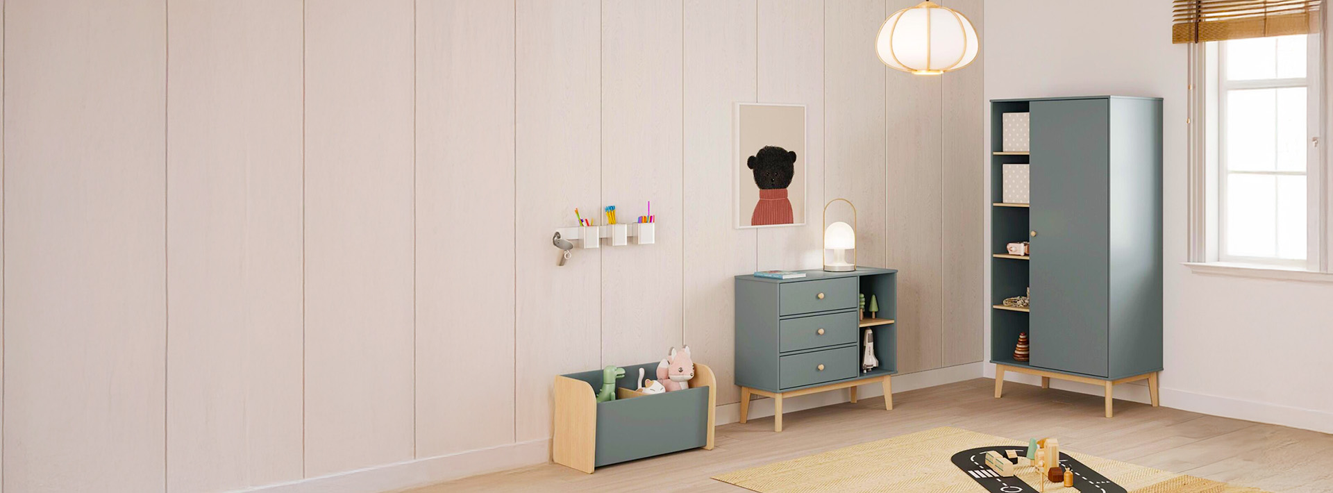 Rangement de chambre enfant - Chambre enfant