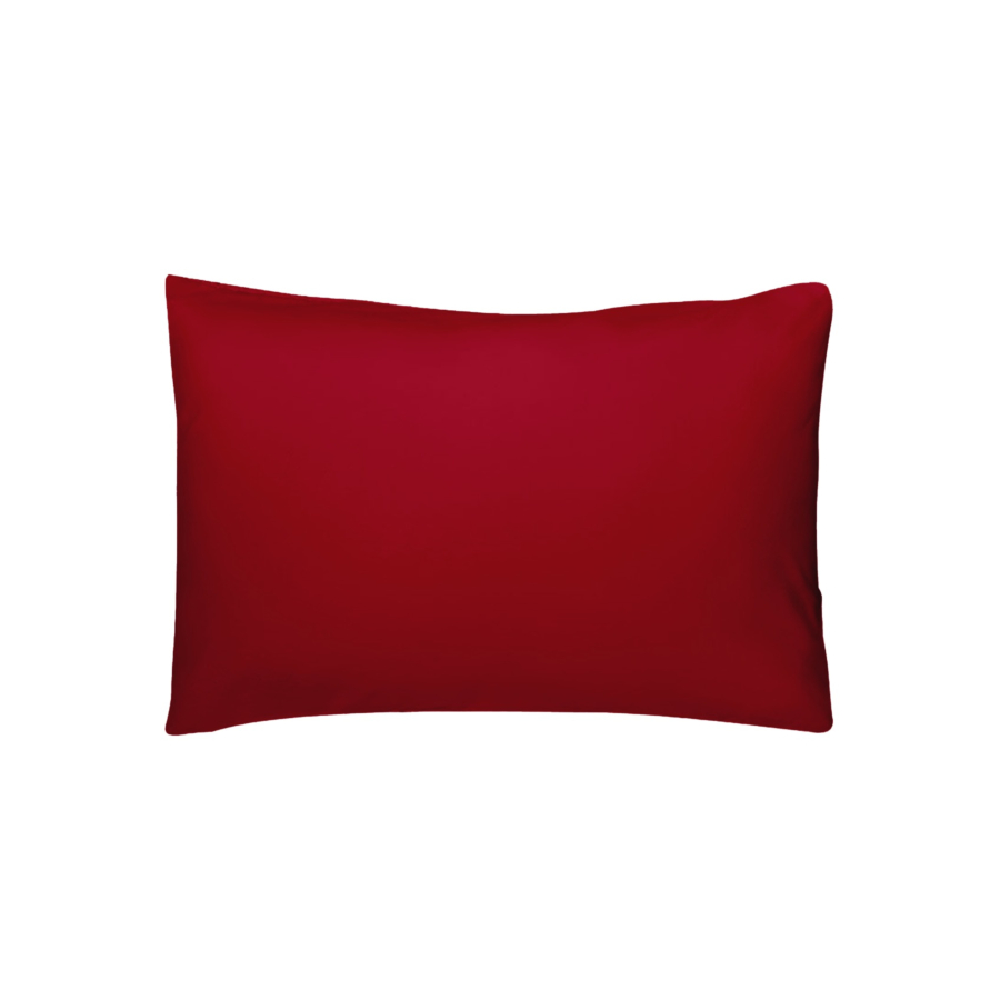 2 Taies D'Oreillers 50X70Cm - Rouge Taie d'oreiller