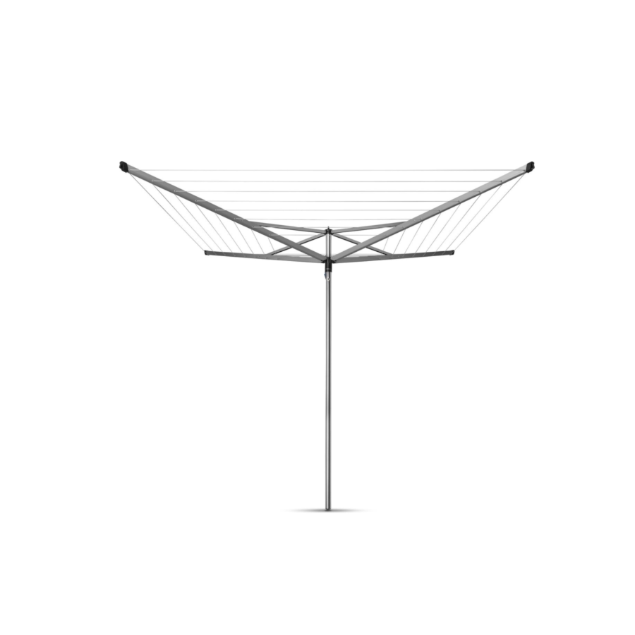 Séchoir Essential Avec Douille - Gris Métallique Portants à vêtements