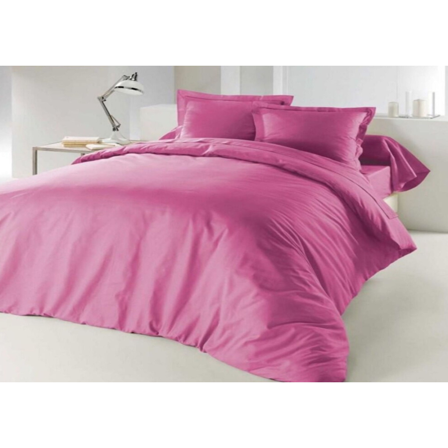 Housse De Couette 2 Personnes 260X240Cm - Rose Housses de couette