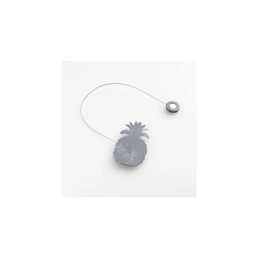 Embrasse Aimantée - Gris / Argent Tringles et accessoires rideaux