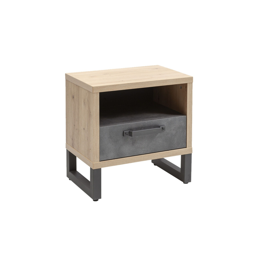 Table De Chevet Lafabrica - Beige / Gris Chambre enfant