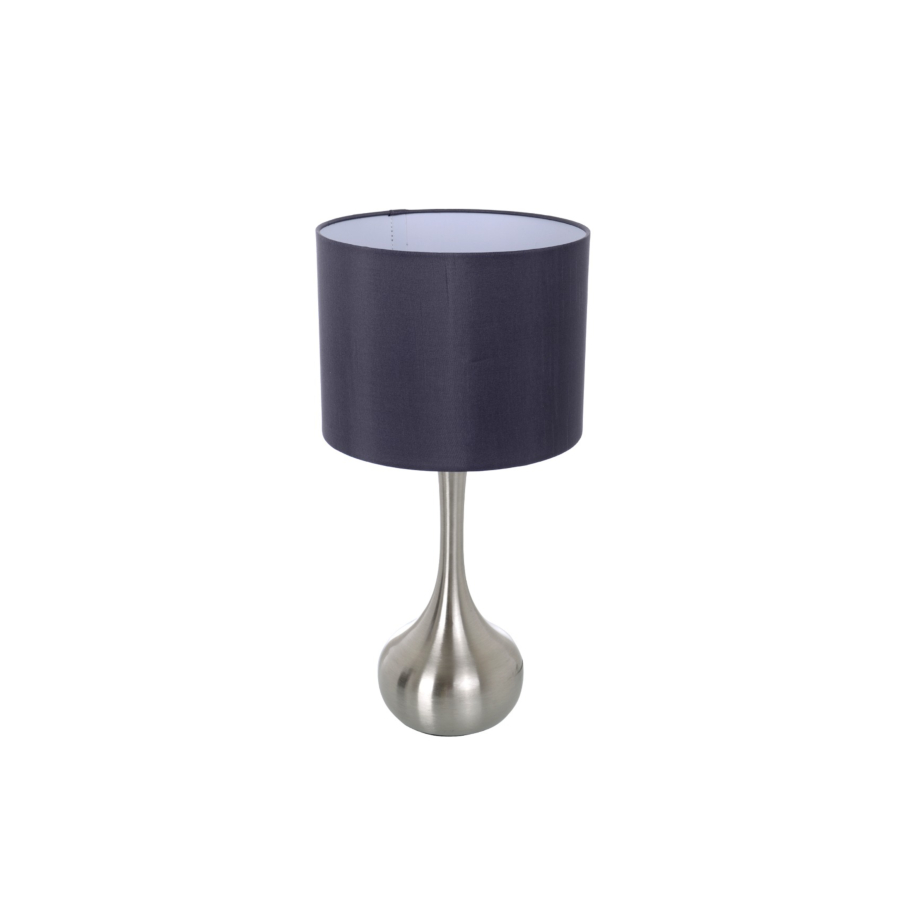 Lampe De Table En Métal 23X44Cm - Silver Luminaires
