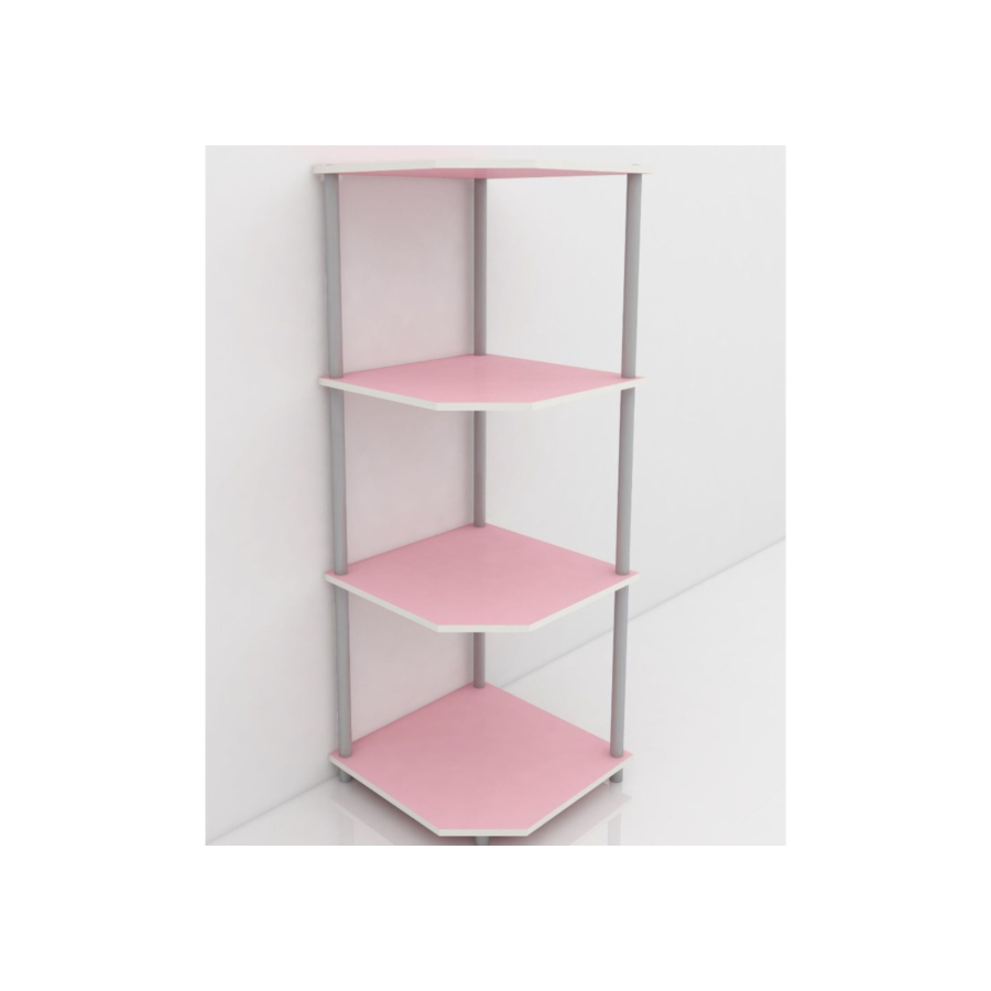Etagère Hvp 3 Niveaux 39,5X39,5X110,6Cm - Rose Déstockage