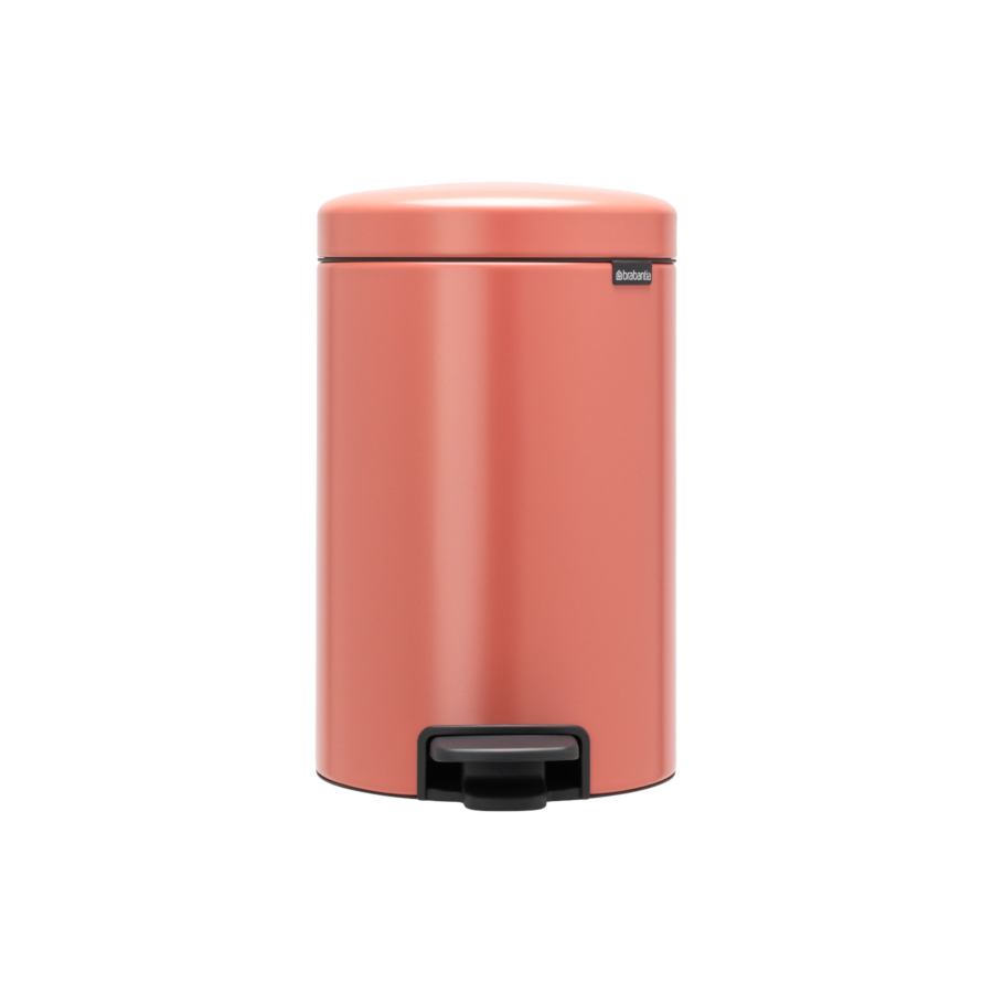 Poubelle À Pedale Newlcon 12L - Terracotta / Rose Poubelles de salle de bain