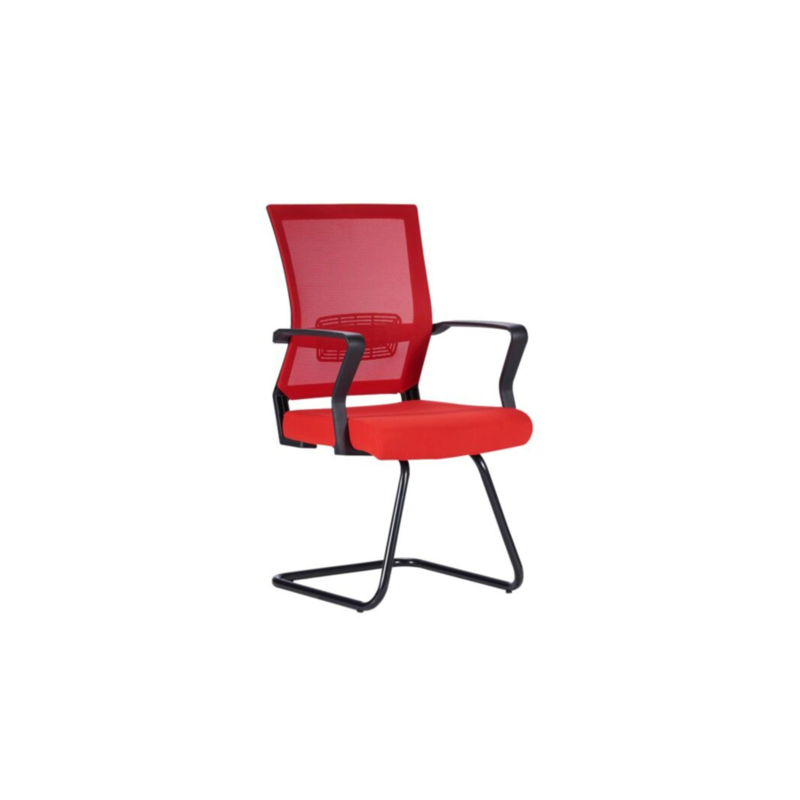 Fauteuil Visiteur View - Rouge Chaises et fauteuils de bureau