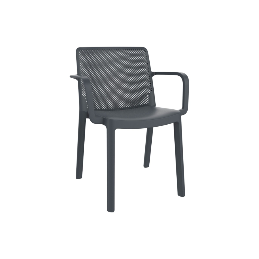 Chaise Fresh Avec Accoudoir - Anthracite Meuble extérieur