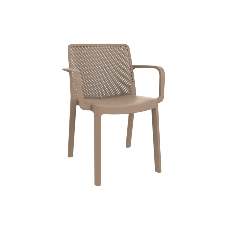 Chaise Fresh Avec Accoudoir - Cappuccino Meuble extérieur