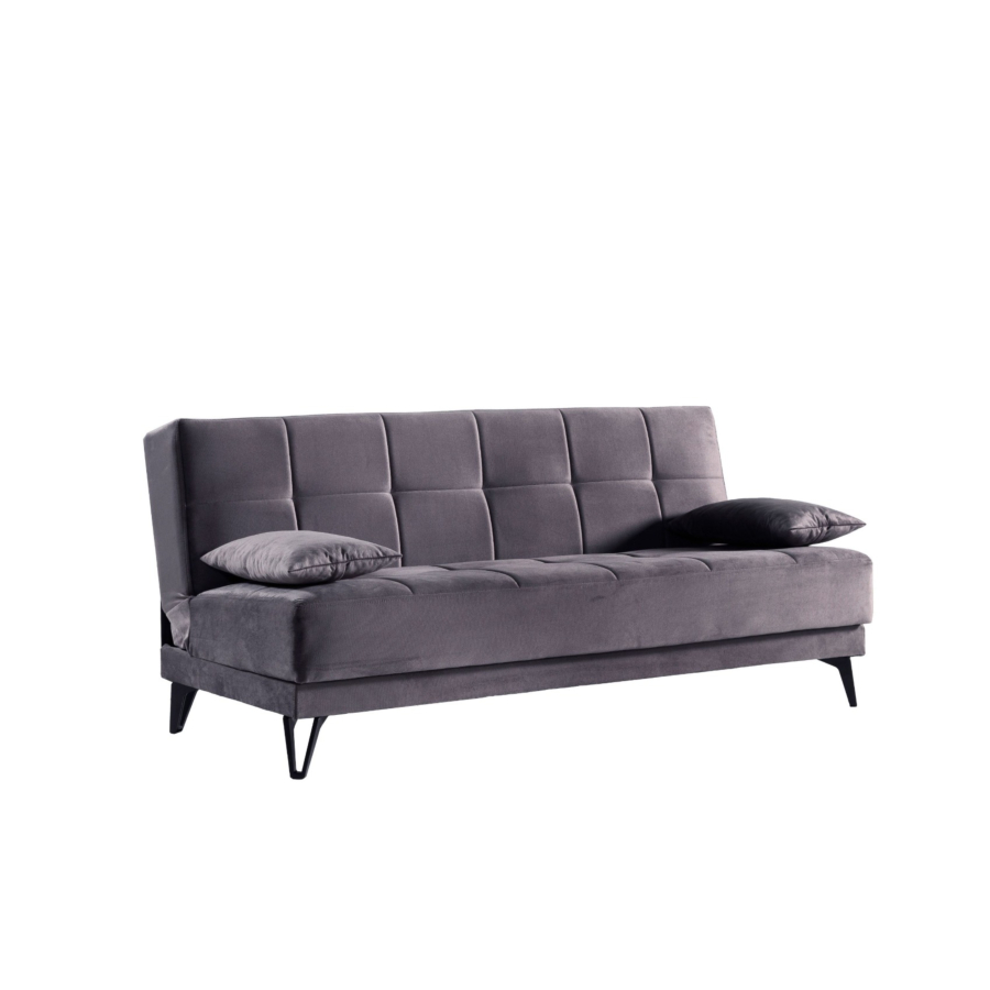 Canapé Lit 3 Places Limra - Gris Foncé Canapé convertible