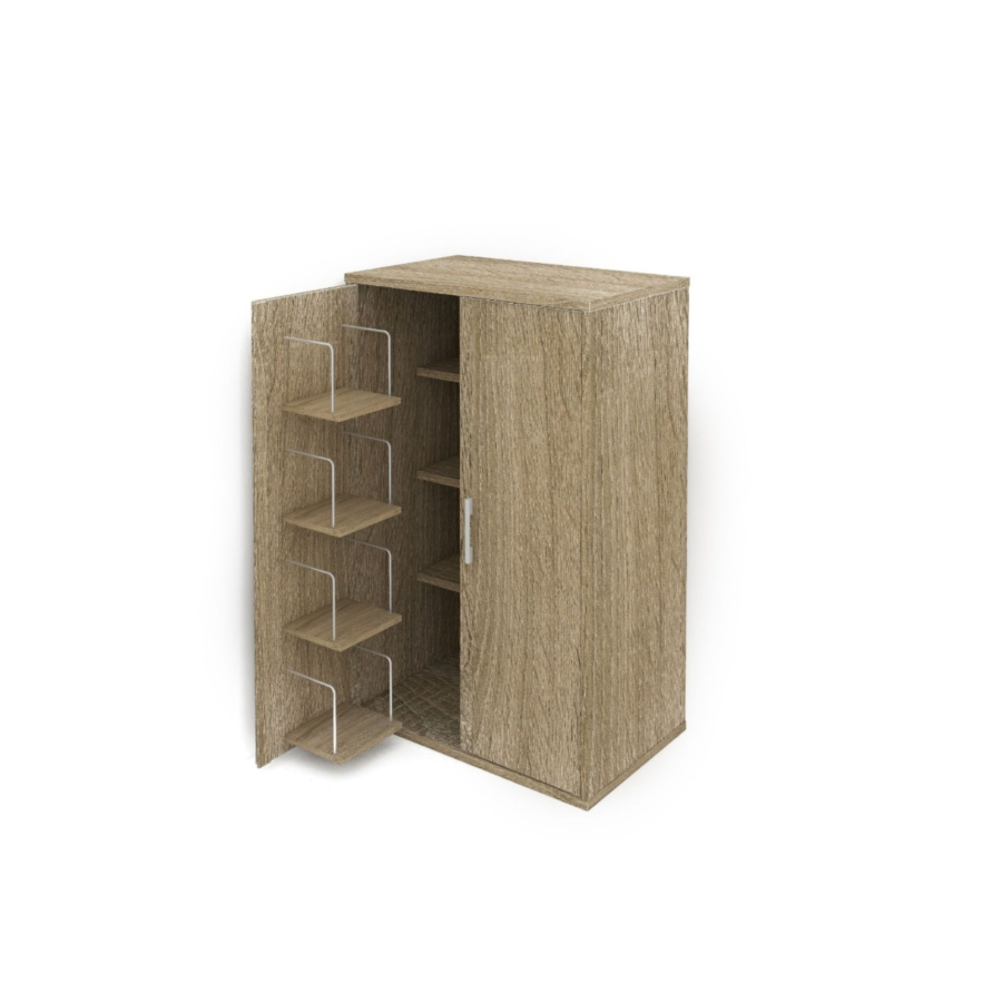 Meuble Multifonction Hvp 59,5X37,5X93,2Cm - Oak Déstockage