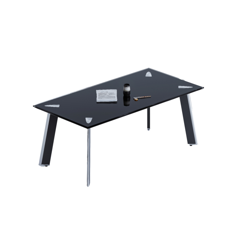 Table De Café Shiraz 120X60X45Cm - Noir Mobilier Pro