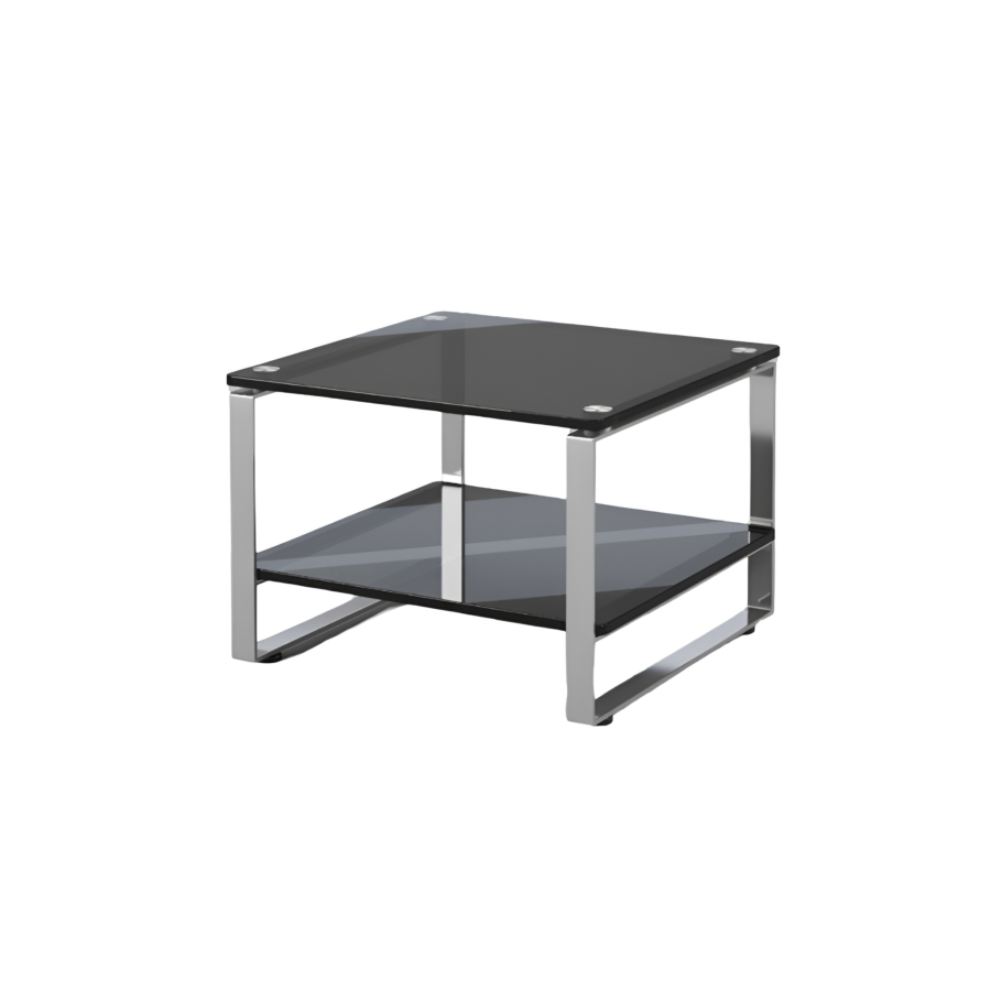 Table Café Carré Santo - Noir Mobilier Pro