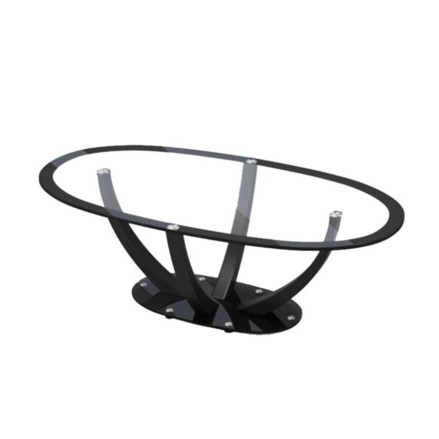 Table De Réunion Shiraz - Noir Mobilier Pro