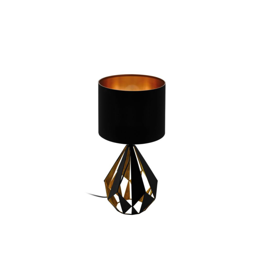 Lampe De Table Carlton E27 - Noir Luminaires