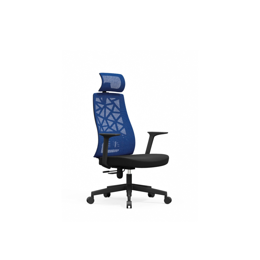 Fauteuil Président Beirut - Bleu / Noir Bons plans Bureaux