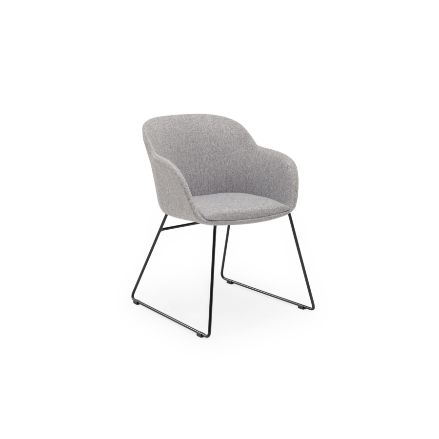 Fauteuil Queen - Gris Mobilier Pro
