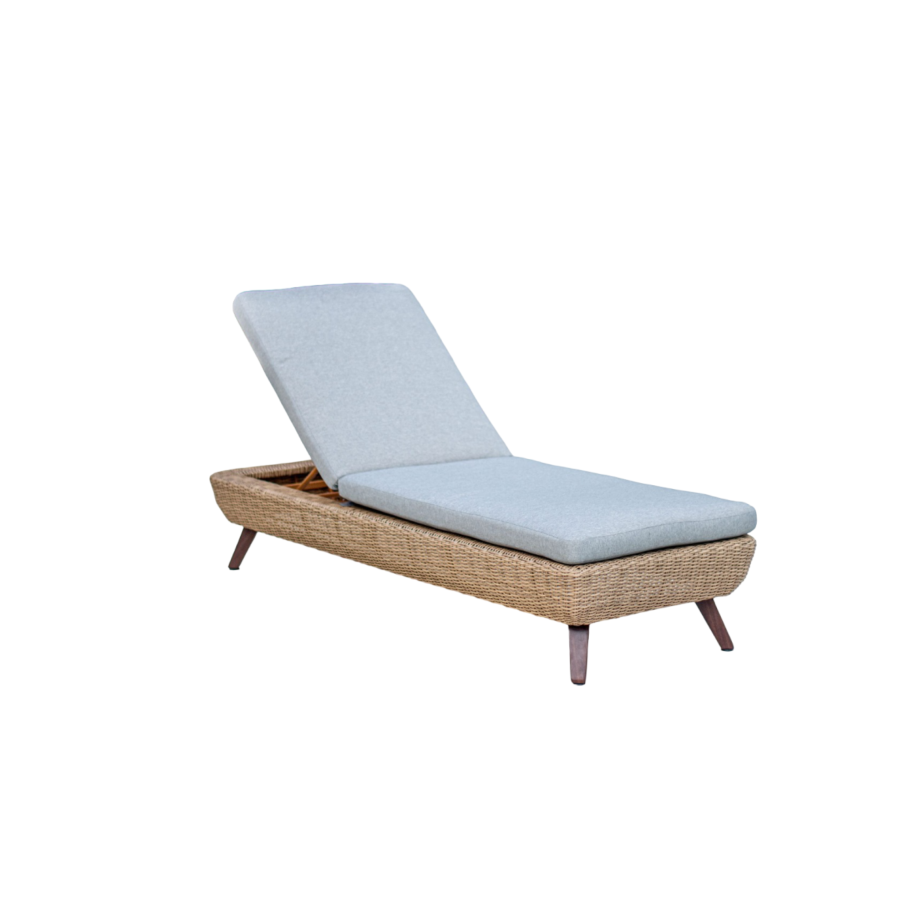 Bain De Soleil Multiposition Riviera - Gris / Miel Déstockage
