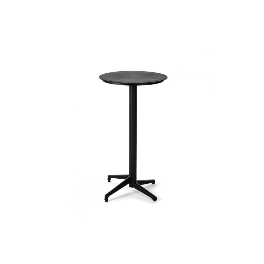 Table Haute Moon Ronde - Noir Soldes été vague 2