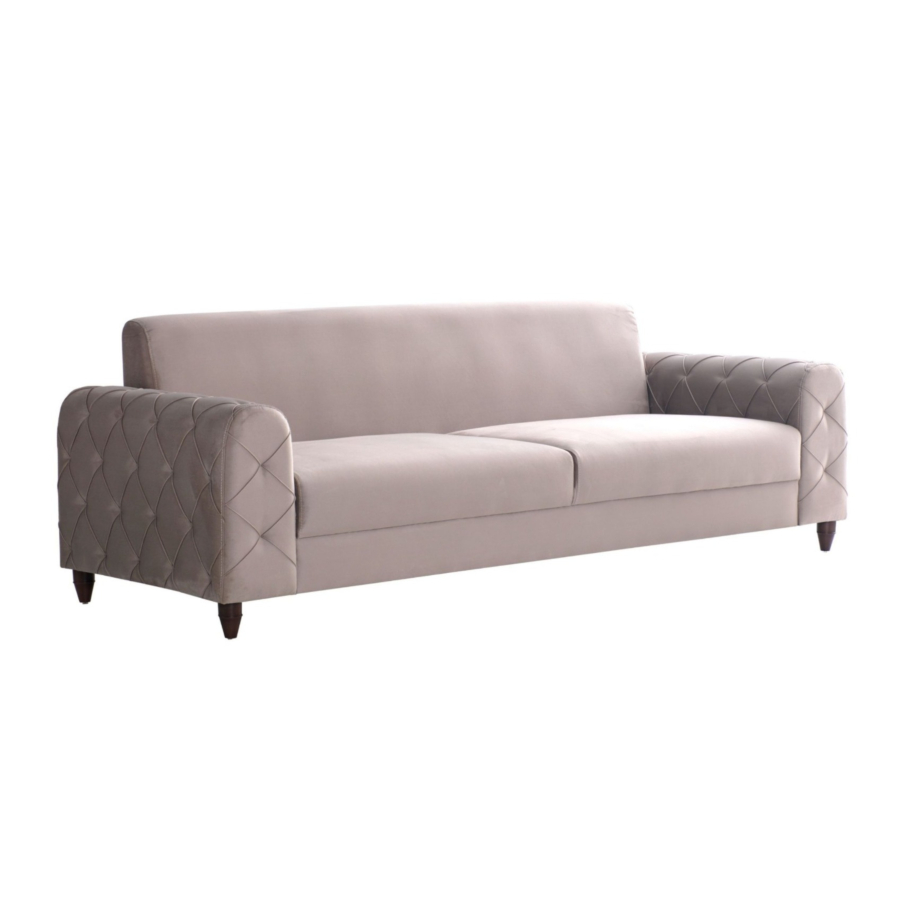 Canapé New Natello 3 Places - Gris Clair Sofa