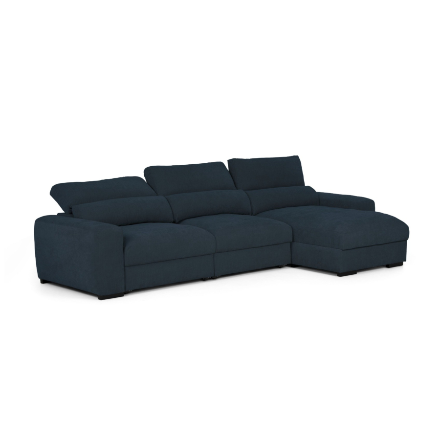Canapé Hector Fonction Lit + Rangement - Bleu Foncé Sofa