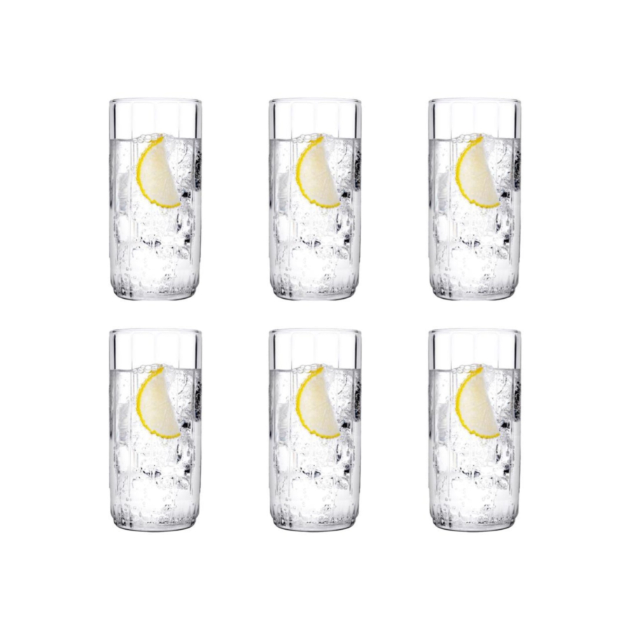 Set De 6 Verres À Jus Leia 310 Ml - Blanc Art de la table