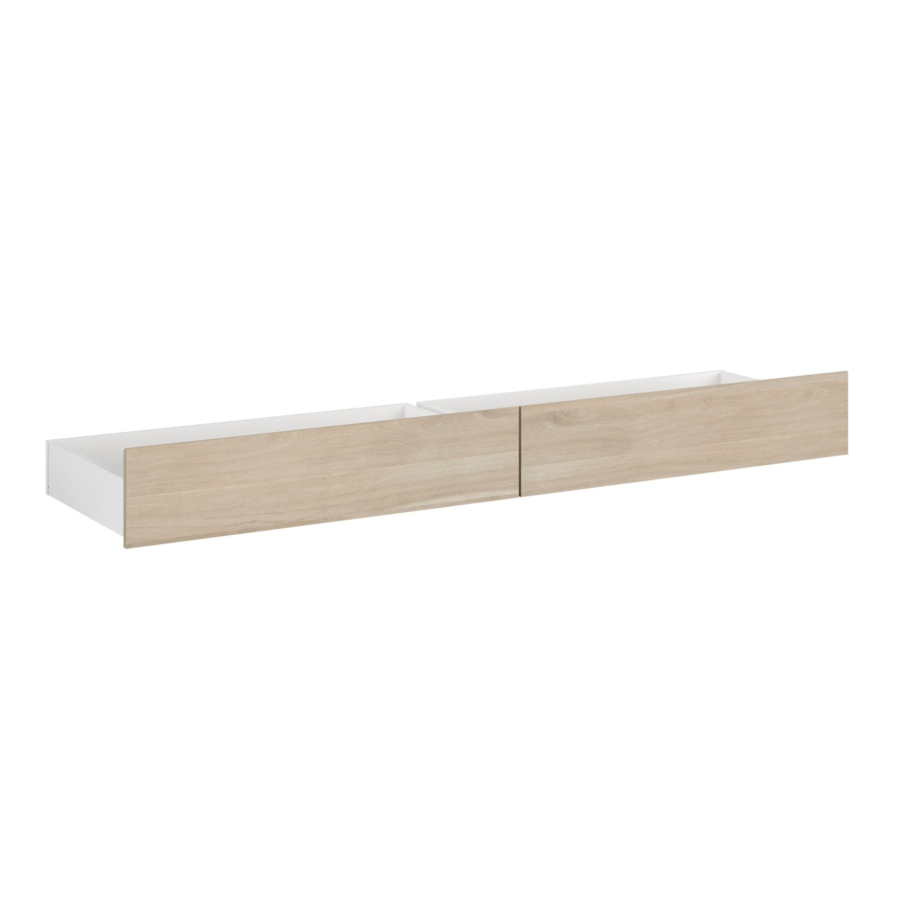 Set De 2 Tiroirs Lit Escale - Chêne Chambre double