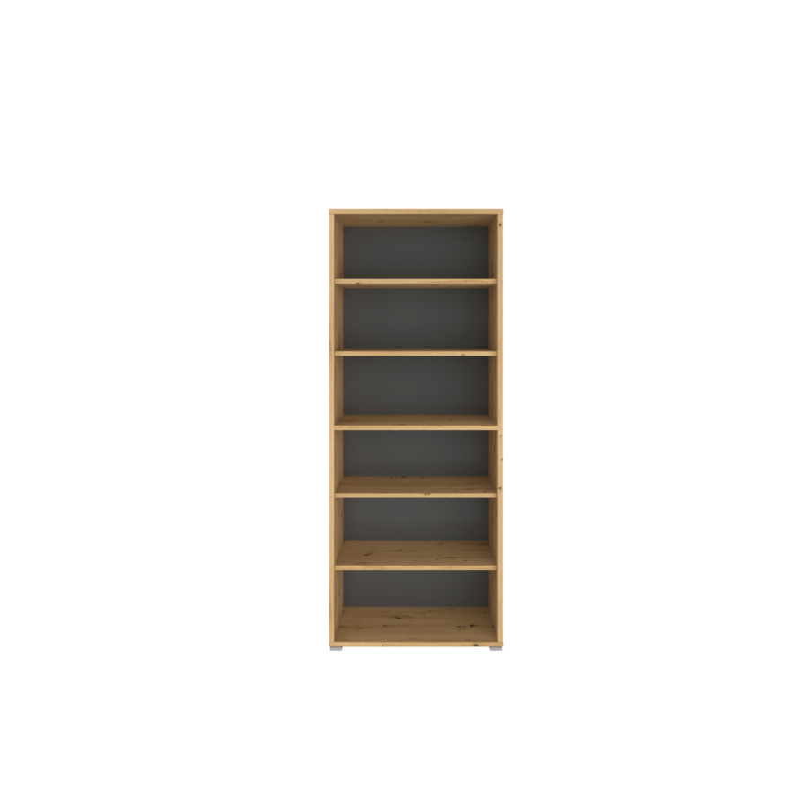 Bibliothèque Start Up 6 Niches - Chêne Chambre enfant
