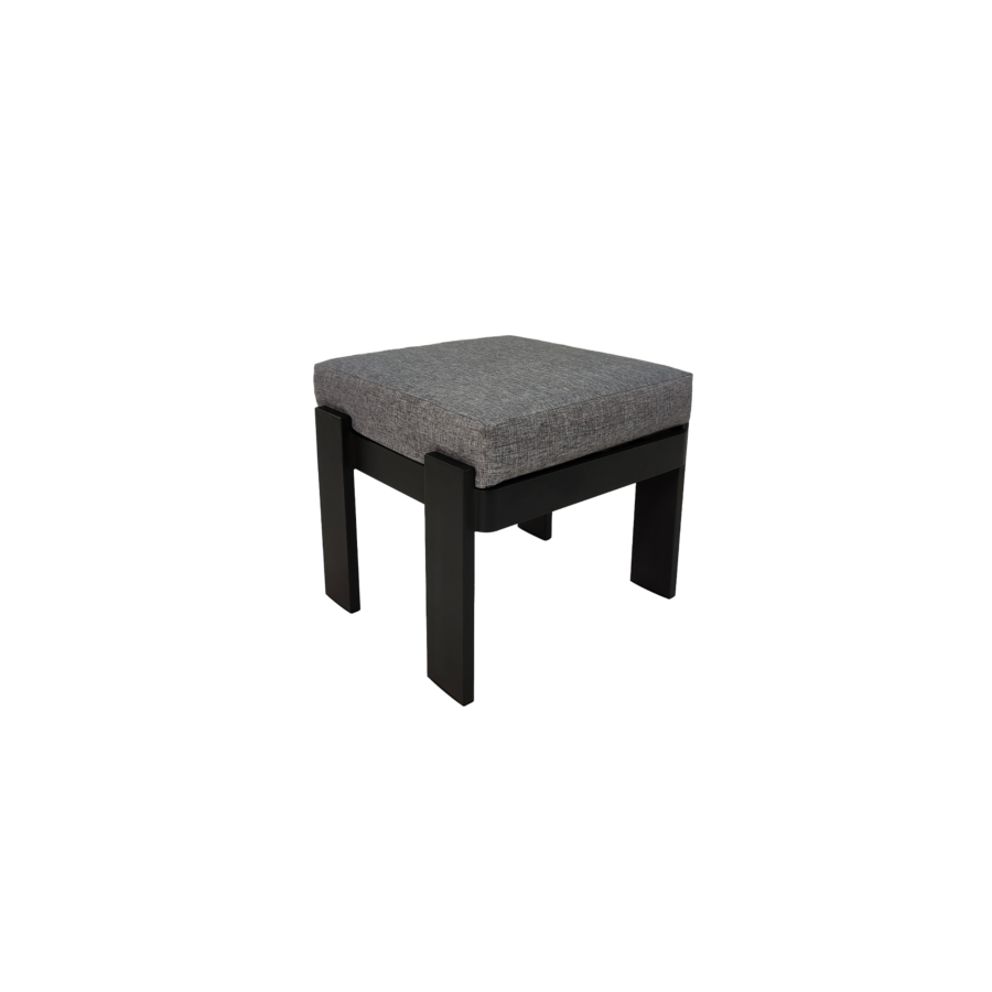 Pouf Henley - Gris Déstockage