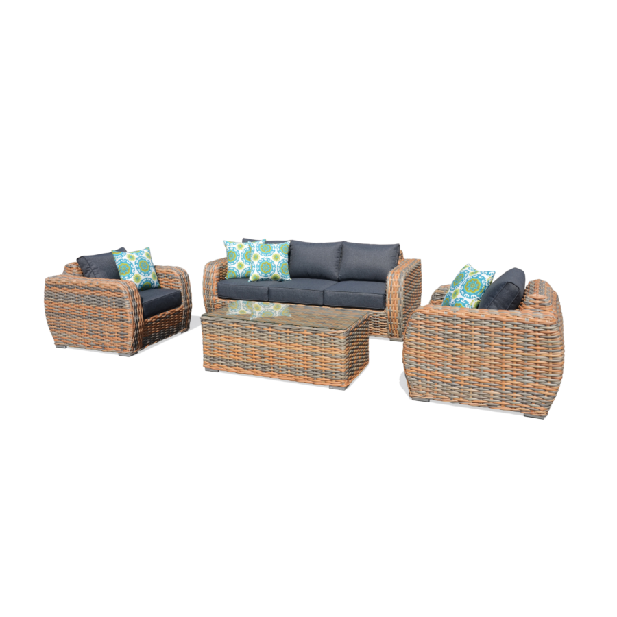 Salon De Jardin Chahine - Gris Meubles jardin