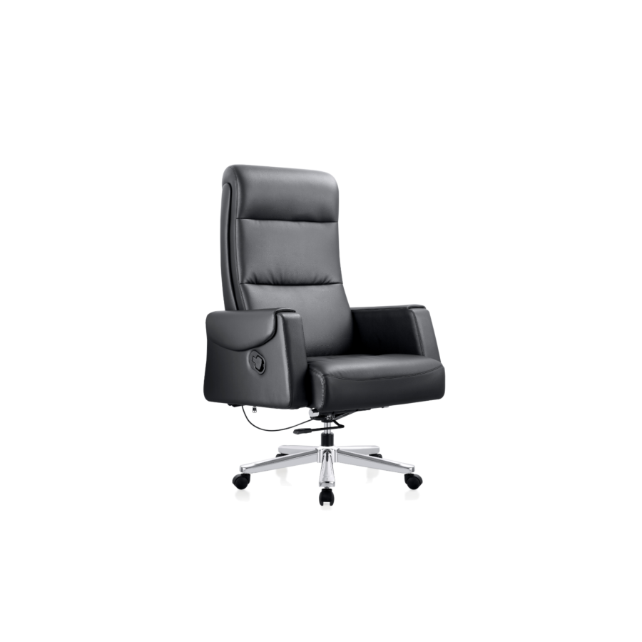 Fauteuil Président New Or10 - Noir Déstockage