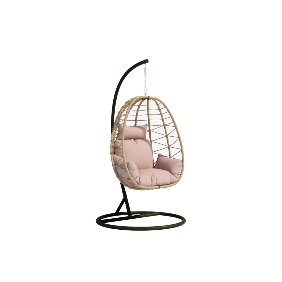 Chaise Pendante Alicia - Beige Déstockage