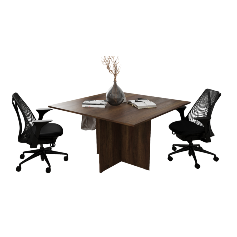 Table De Réunion Rio - Marron Déstockage