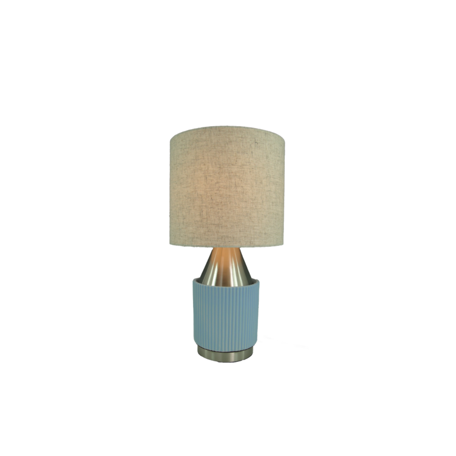 Lampe De Table 43Cm - Bleu Luminaires