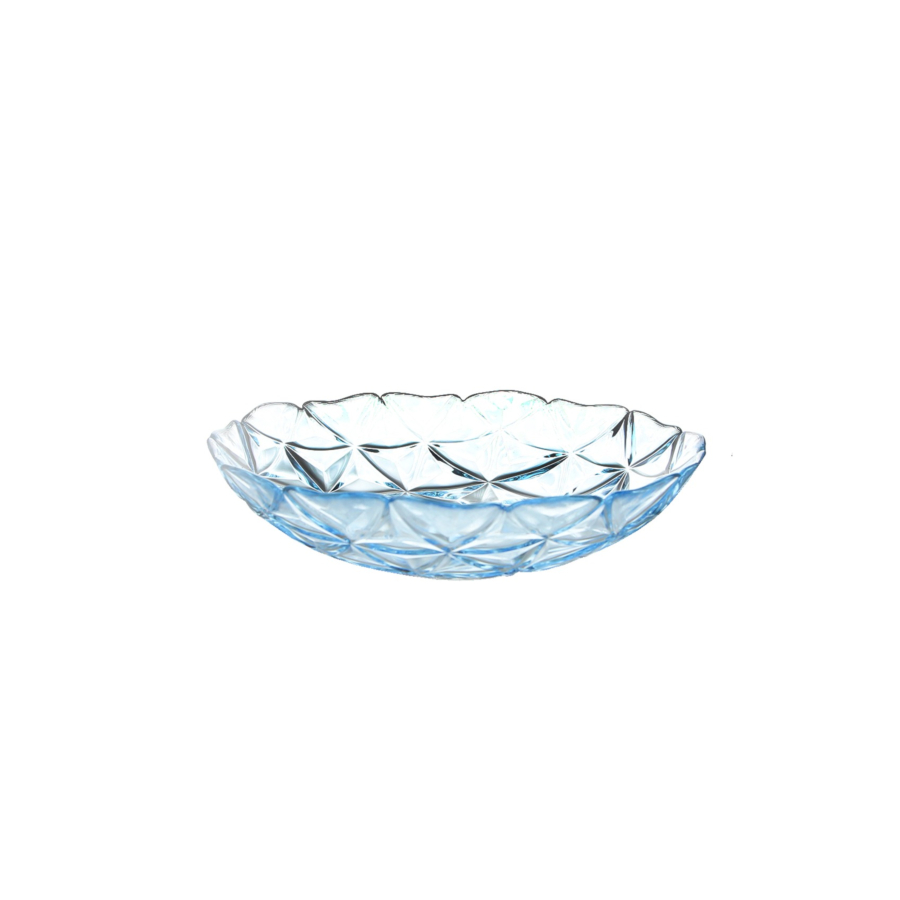 Set De 2 Assiettes Creuses Transparentes Estrella - Bleu Serviteurs