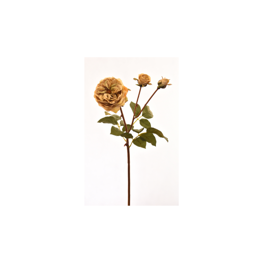 Rose 55Cm - Jaune Déstockage