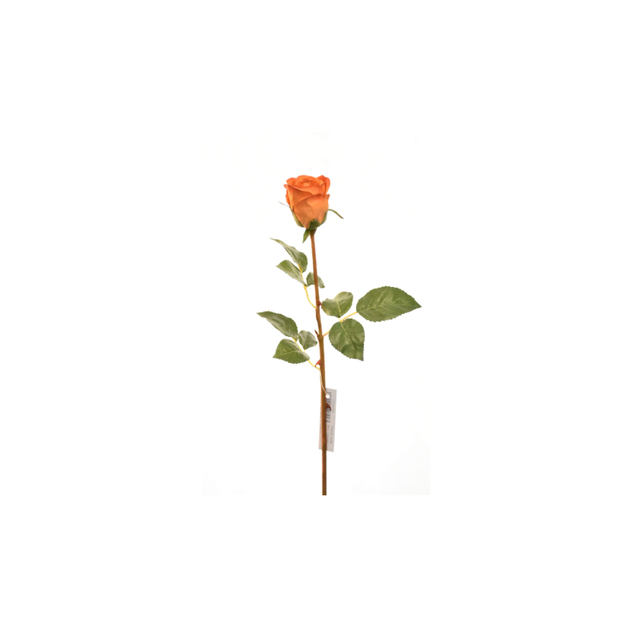 Rose 60Cm - Orange Foncé Déstockage