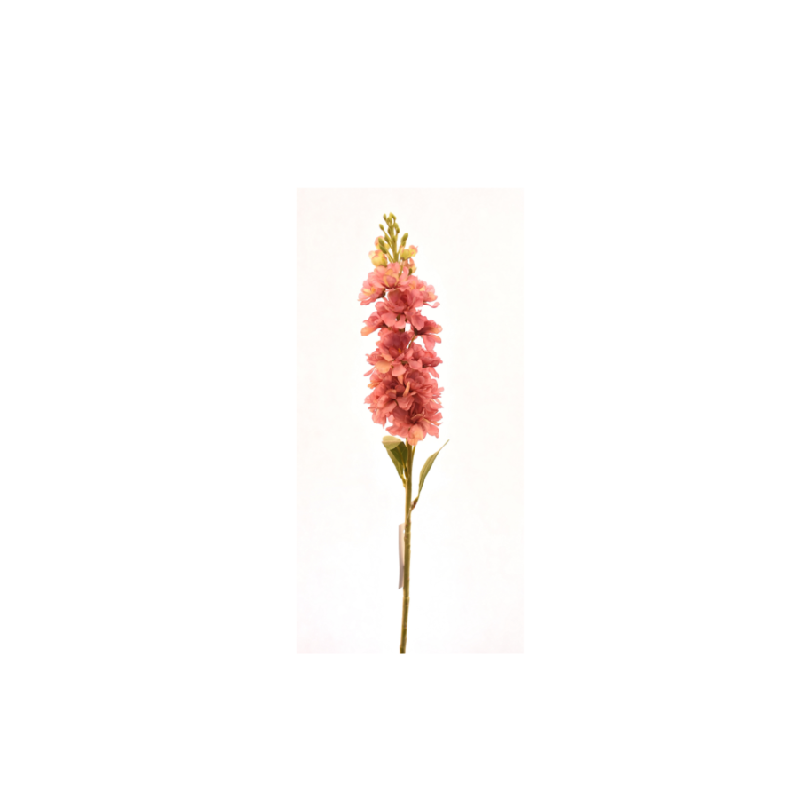 Fleur Delphinium 80Cm - Rose / Jaune Déstockage