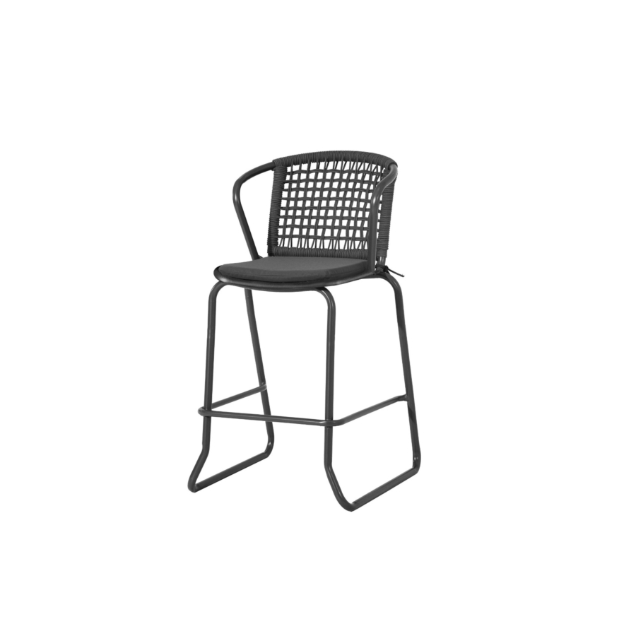 Tabouret Haut Alicia - Gris Foncé Meubles jardin