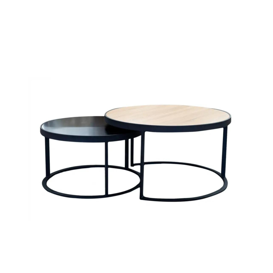 Table Basse Gigogne Broklyn - Chêne Table basse