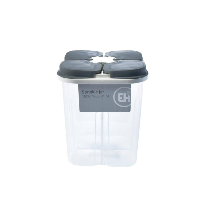 Boîte À Provision 1800Ml - Blanc / Gris Rangement cuisine