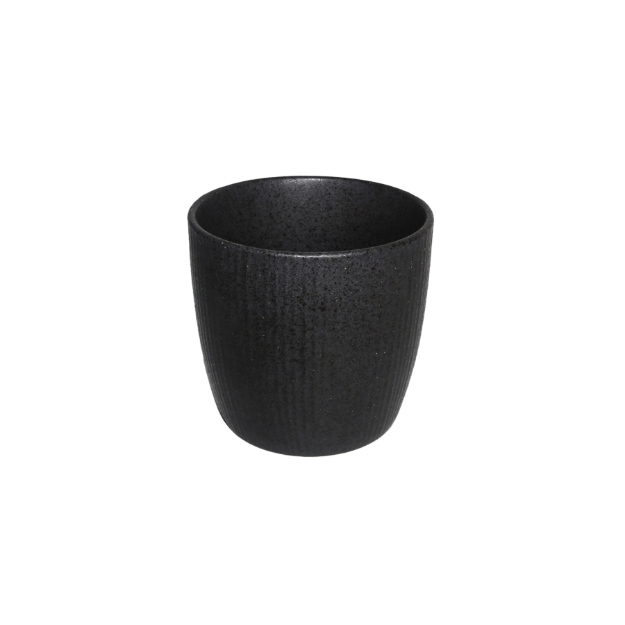 Pot De Fleurs 22,5X22,5X21Cm - Gris Foncé Soldes été vague 2
