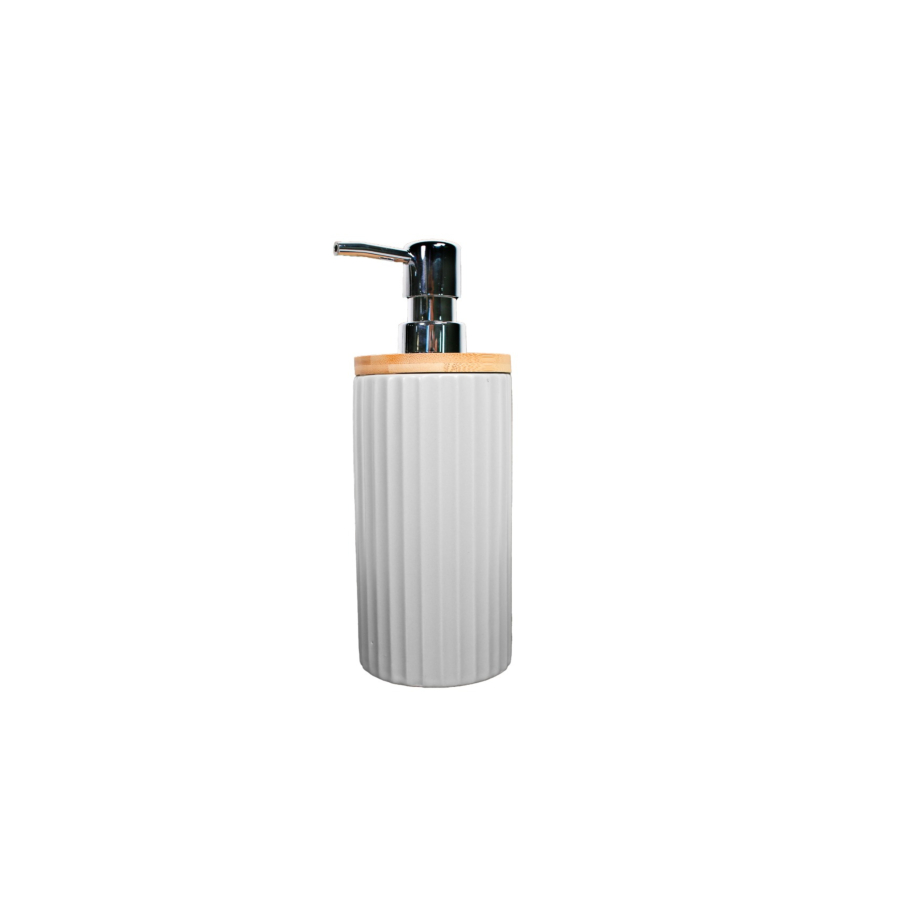 Distributeur À Savon Porcelaine- Gris Accessoires