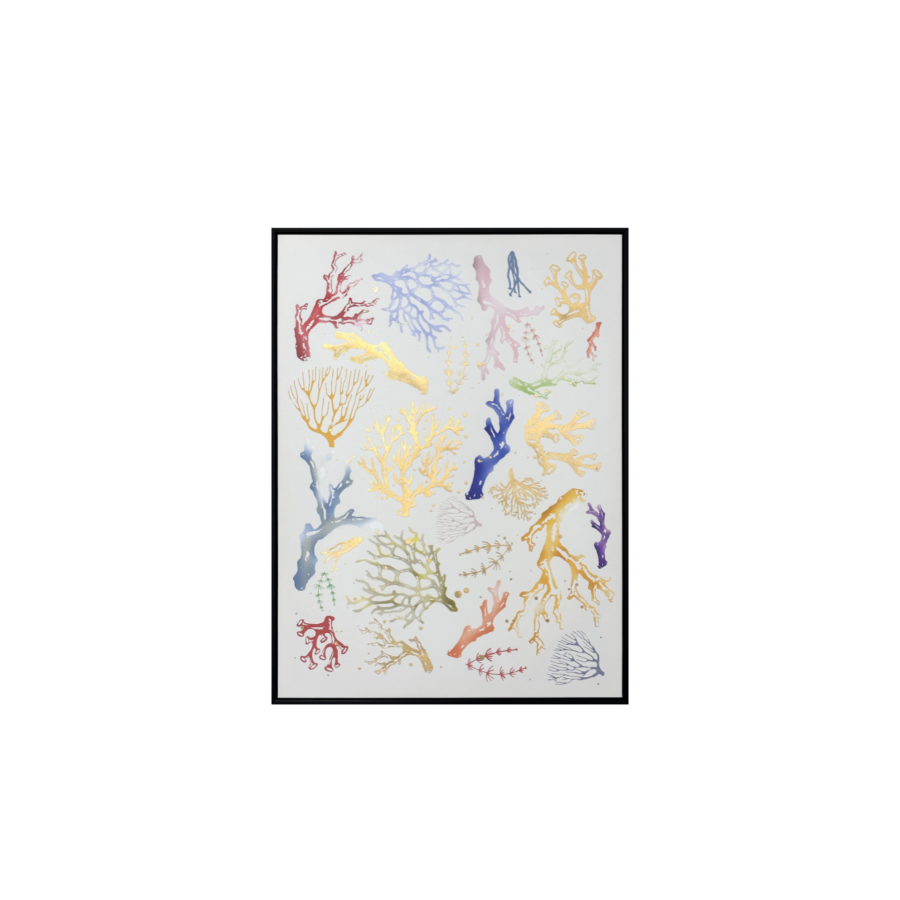 Tableau Arbustes 60X80 - Multicouleur Décorations