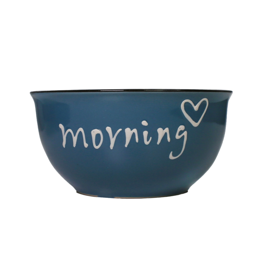 Bol Morning En Porcelaine - Bleu Thermos et Boîtes de conservations