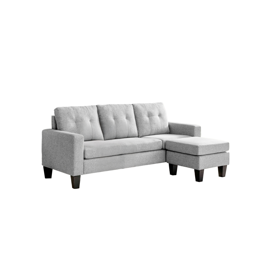 Canape D'Angle Fiori Reversible - Gris Clair Offres Ramadan