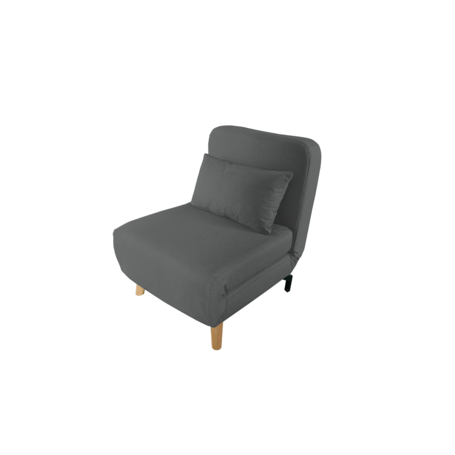 Fauteuil Chloe Avec Fonction Lit - Gris Foncé Sofa