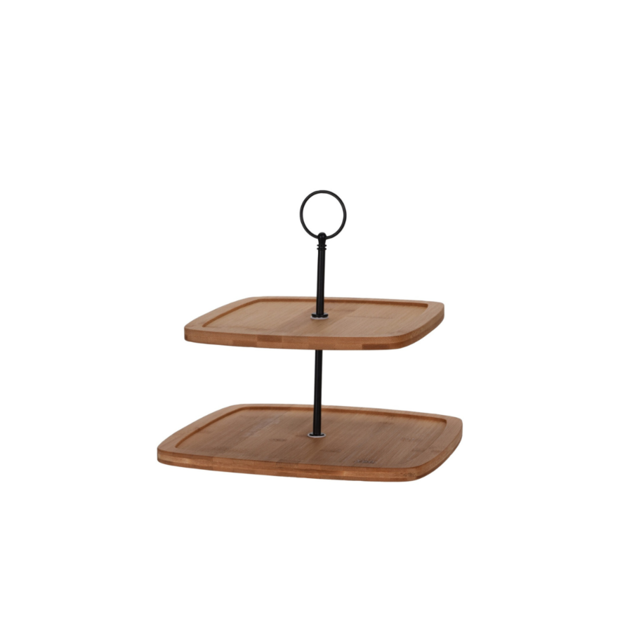 Présentoir Gâteaux 2 Étages - Beige Art de la table Ramadan
