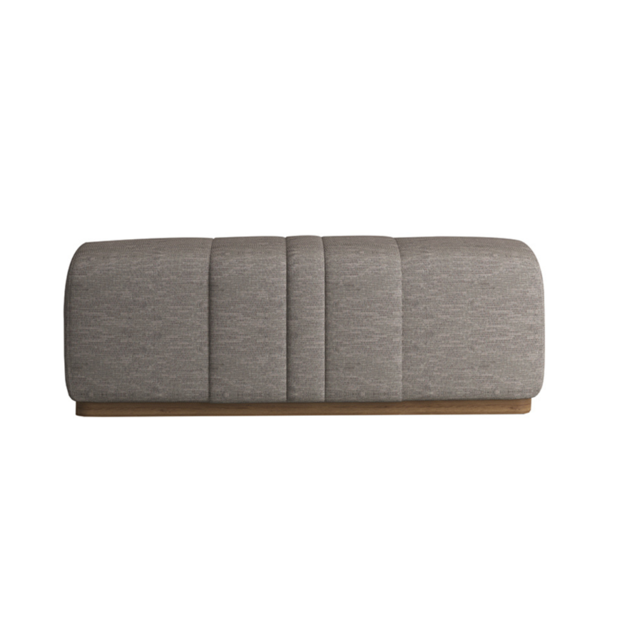 Banc Pied De Lit Lionte - Gris Les Bons Plans