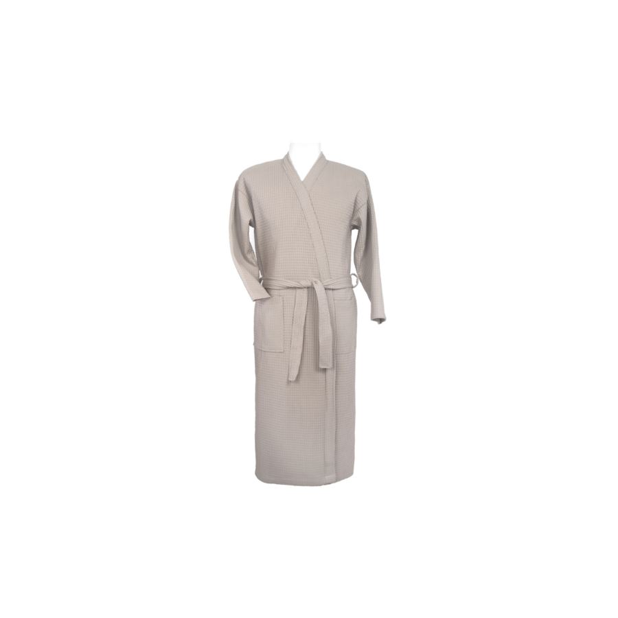 Peignoir Kimono Nid Abeille - Beige Promos printemps