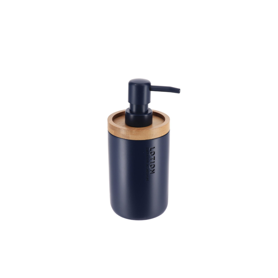 Distributeur À Savon Prestige 280Ml - Bleu Marine Salle de Bain
